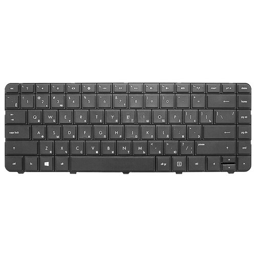 Клавиатура для ноутбука HP 250 G1 430 630 635 640 645 650 655 Series Плоский Enter Черная без рамки PN 653390-251 630₽