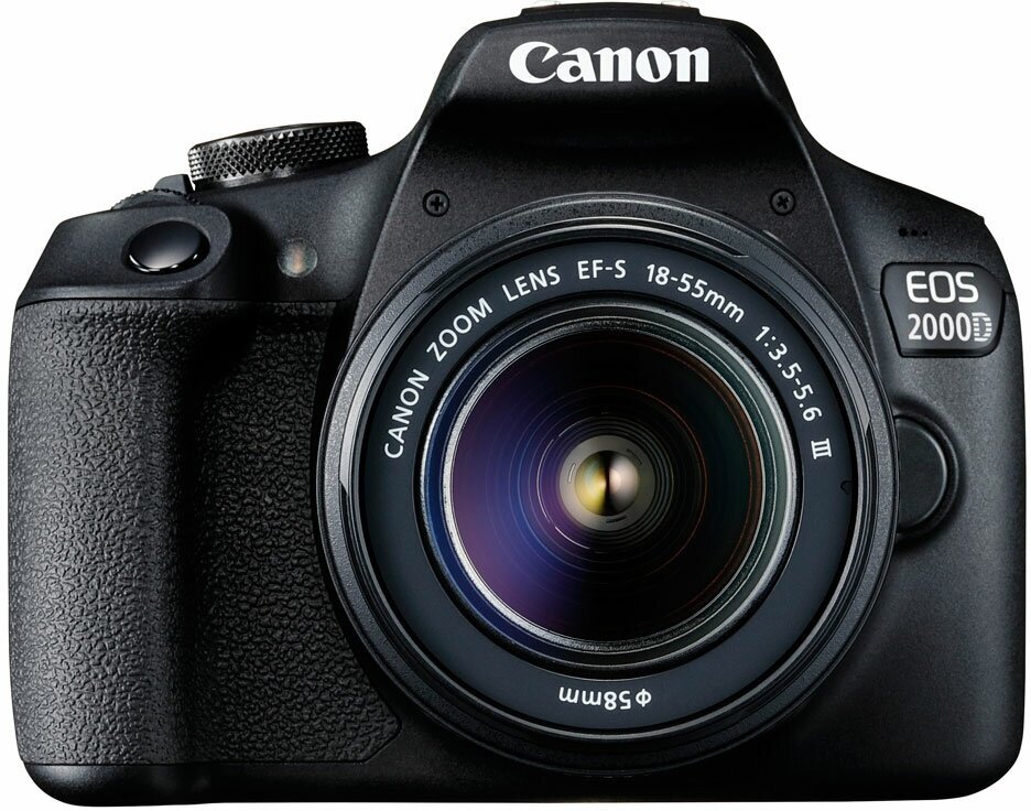 Зеркальный фотоаппарат Canon EOS 2000D Kit EF-S 18-55 III