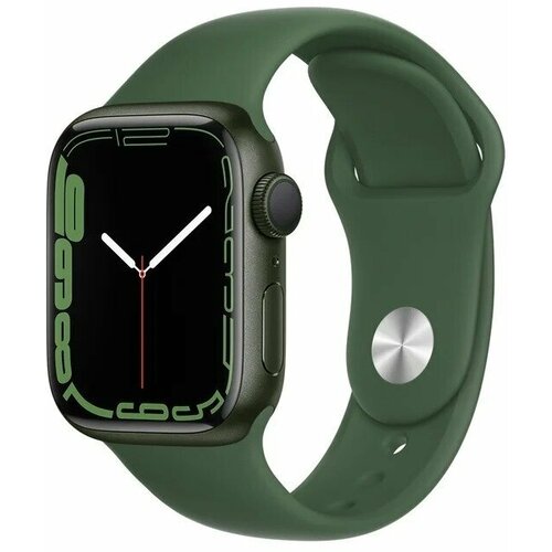 Умные часы Apple Watch Series 7 45mm Aluminum Case with Sport Band (Цвет: Green)