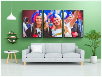 Модульный постер для интерьера "Russia, russian, worldcup2018" 60x90 см. в тубусе, без рамки