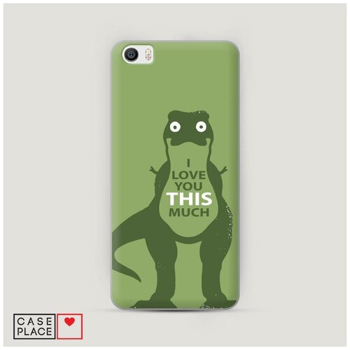 фото Чехол пластиковый xiaomi mi5 i love you this much case place