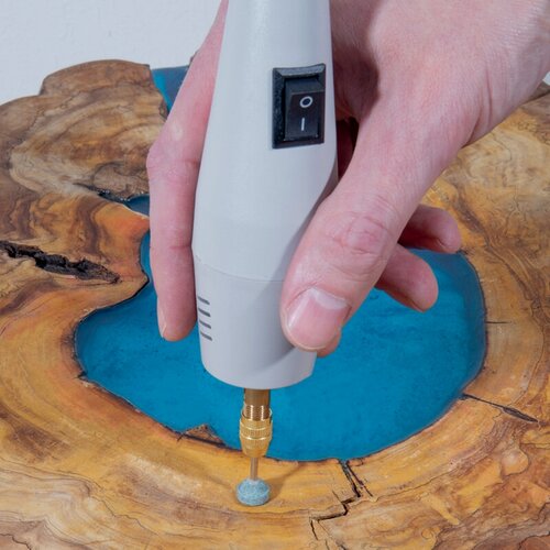 Изображение товара Мини-дрель/гравер для сверления плат с 10 насадками в кейсе, 12 Вт REXANT