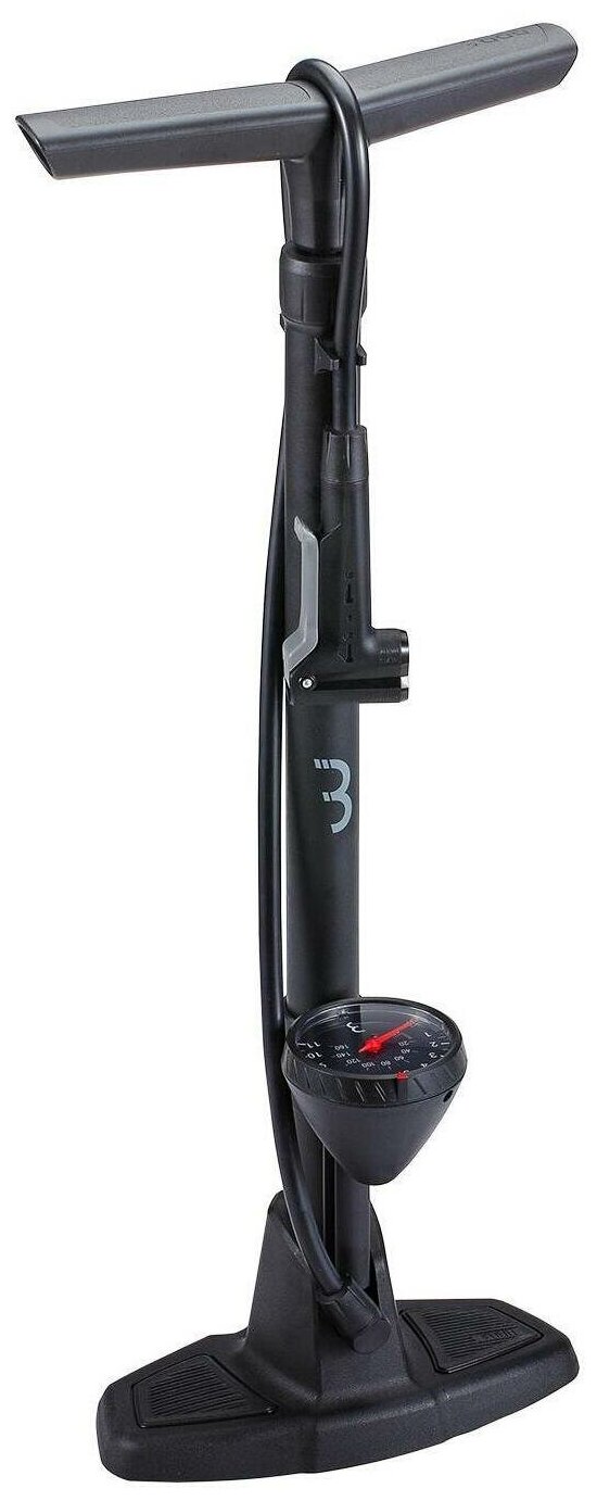 Насос напольный BBB floorpump AirWave composite dualhead 3,0 Black