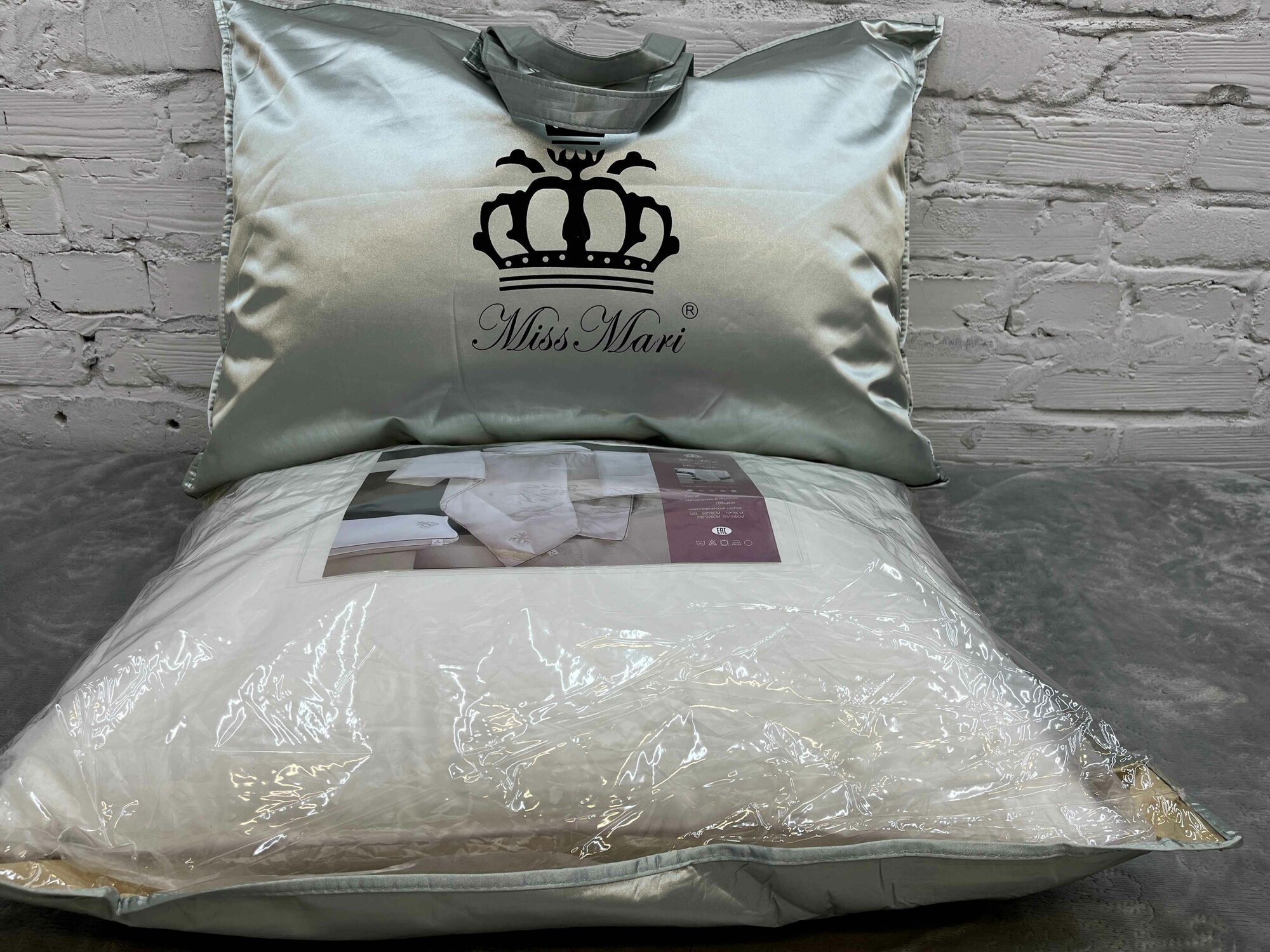 Подушка Miss Mari King "Testo", микрогель, 50Х70 - фотография № 15