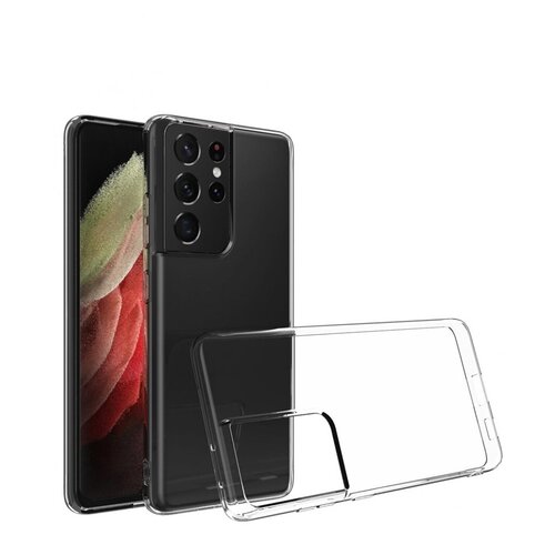 фото Чехол силиконовый для samsung galaxy s21 ultra прозрачный full cover