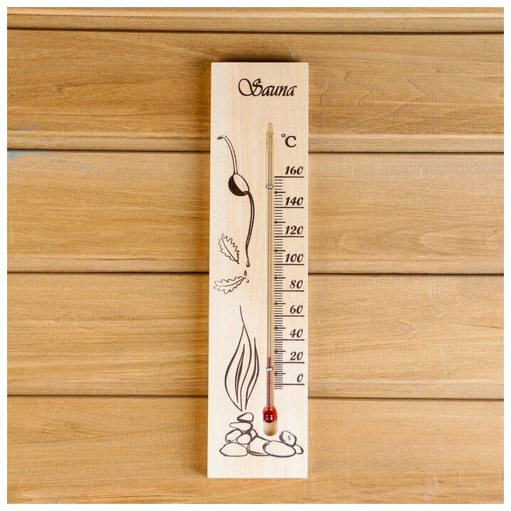 Термометр "Sauna" для бань и саун микс