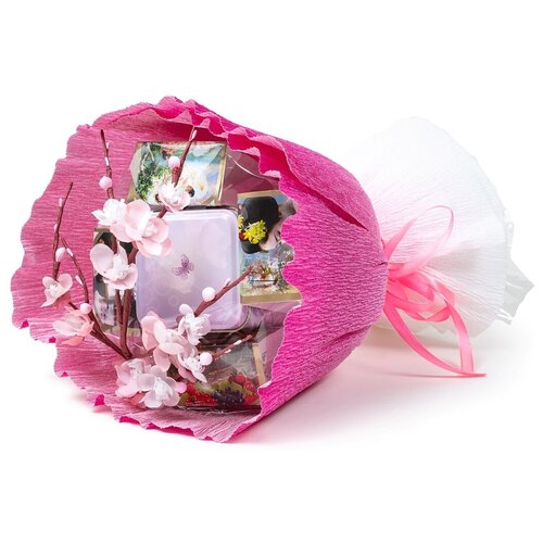 фото Чайный набор чайный букет рчк "сакура" (30гр.*4шт. + баночка) чай листовой подарочный русская чайная компания