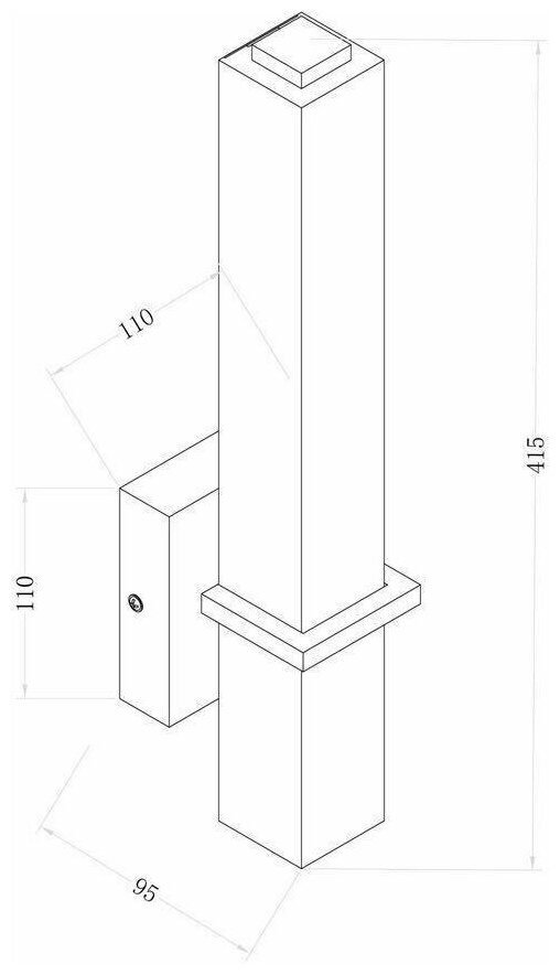 Настенный светильник (бра) Technical C002WL-L12CH4K - фотография № 3