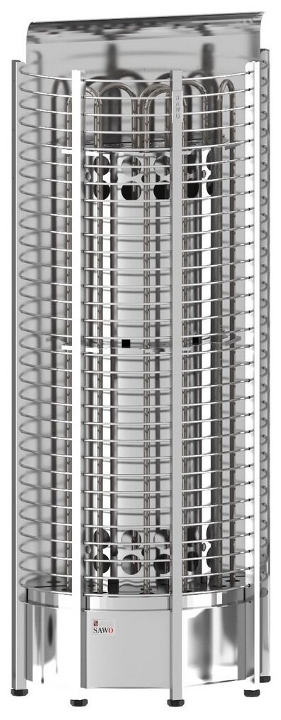 Электрическая печь Sawo Tower TH6-90 Ni-WL P (без панели, пристенная, полукруглая)