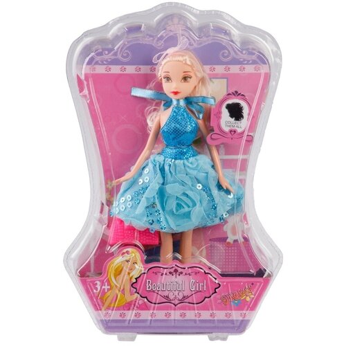 Кукла Beautiful Girl игрушки для девочек кукла в пышном платье с бантом 503₽
