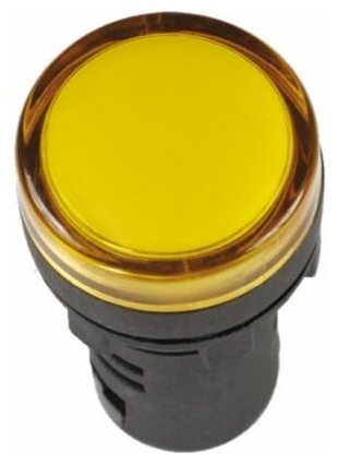 Лампа AD16DS LED матрица d16мм желтый 24В AC/DC | код BLS10-ADDS-024-K05-16 | IEK (1 шт.)