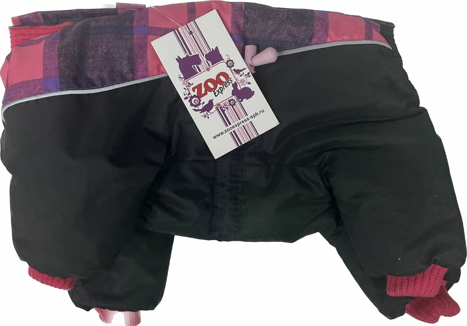 ЗООэкспресс, Одежда для собак - комбинезон "Шотландка", зима, 51023д - фотография № 3