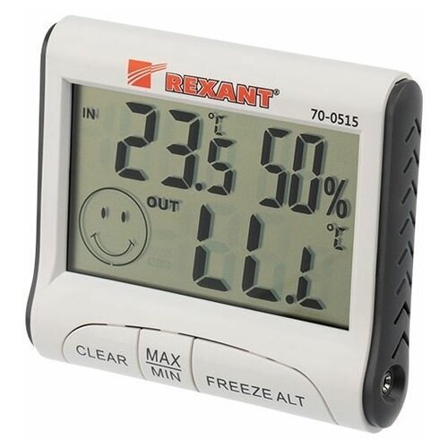 Термогигрометр REXANT 70-0515 Термогигрометр комнатно-уличный 98900₽