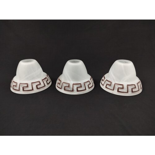 Комплект из 3-х плафонов, Запасные плафоны для люстр. №1103