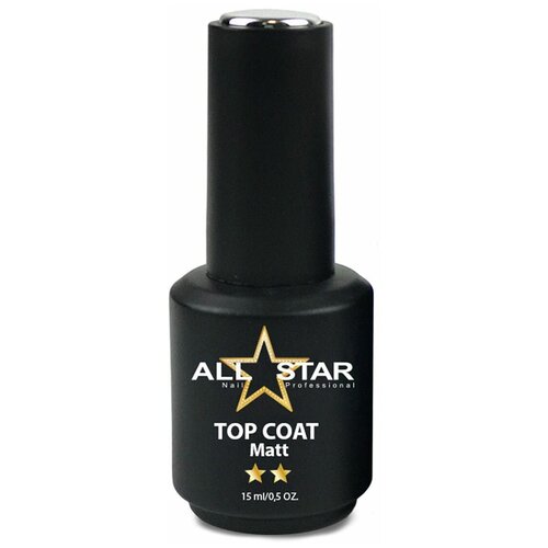 Матовый топ Top Coat Matt All Star, 15 мл
