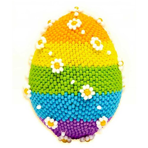 фото Б167 набор для бисероплетения riolis 'яйцо пасхальное', 6,5*5 см риолис