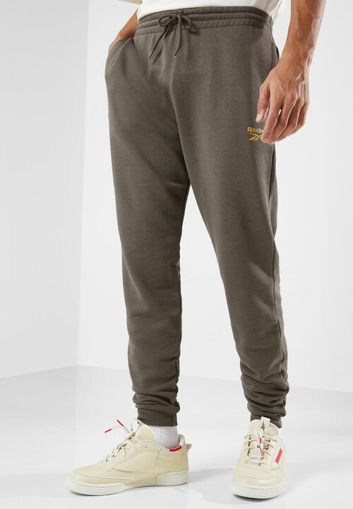 брюки Reebok RI FT LEFT LEG JOGGER, размер S, коричневый