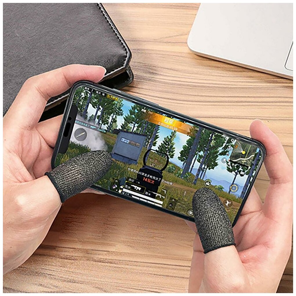 Дышащие игровые напалечники для сенсорных экранов - 1 пара