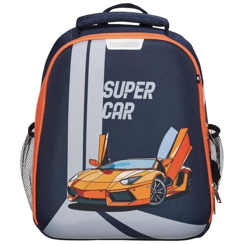 Ранец №1School Light Super car, 2 отд, 700гр