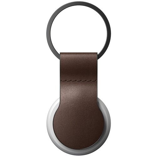 Брелок Nomad Leather Loop для трекера AirTag. Цвет: коричневый.