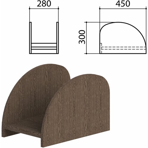 Подставка под системный блок канц канц, цвет венге (ПК01.16)