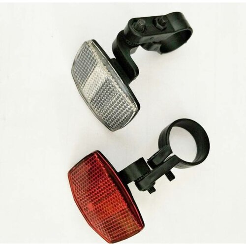 фото Комплект катафотов (светоотражателей) с регулировкой угла наклона, 2 шт. крепление в комплекте 30,4 - 31,8 мм. stels