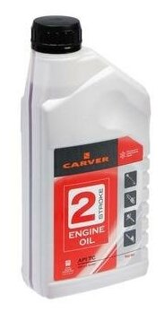 Масло Carver 2 Stroke Engine oil API TC, для двухтактных двигателей, минеральное, 0.946 л Carver 424