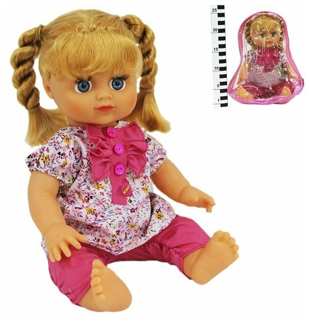 Кукла 5287 Алина в рюкзаке