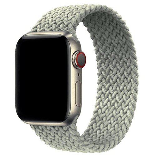 фото Ремешок-браслет нейлоновый для apple watch 38/40мм (9), белый, l(145mm) greatcase