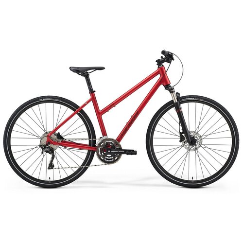 Горный гибрид Merida Crossway L 500 (2021) matt burgundy red M (требует финальной сборки)