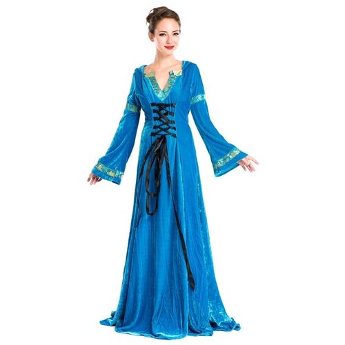 фото Карнавальные костюмы и аксессуары для праздника кельтская принцесса образ богатого содержания женский m4868 chimagna 42-44рр s/m