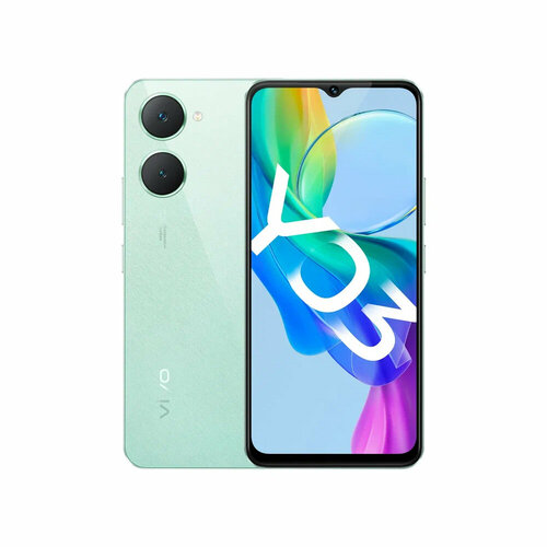 Смартфон vivo Y03 4/128 ГБ, Dual nano SIM, gem green