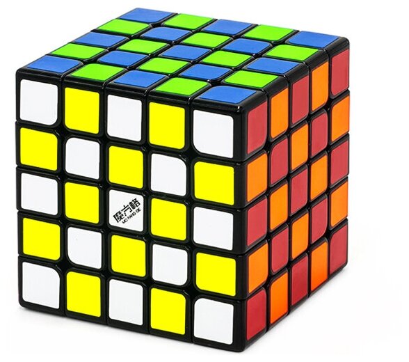 Скоростной кубик Рубика для спидкубинга QiYi MoFangGe 5x5x5 Wushuang Черный