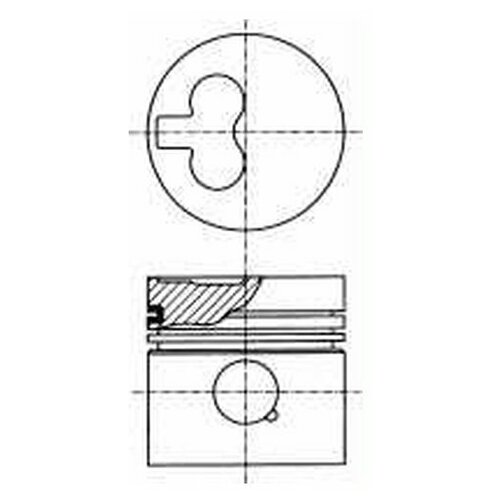 Поршень В Компл. Audi/Seat/Vw Aaz Abl NURAL арт. 87-990100-10