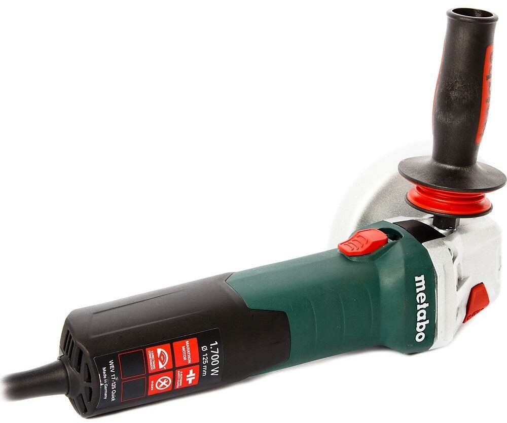 УШМ Metabo WEV 17-125 Quick (600516000), 1700 Вт, 125 мм - фотография № 10