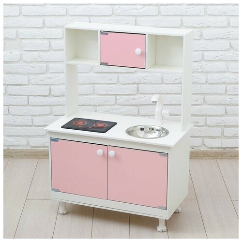 Sitstep Игровая мебель «Кухонный гарнитур», световые и звуковые эффекты, цвет розовый, интерактивная панель