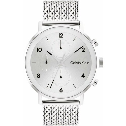 Наручные часы CALVIN KLEIN Швейцарские наручные часы Calvin Klein 25200107, серебряный