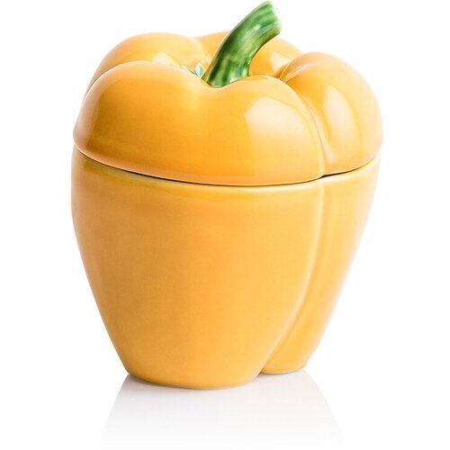 Емкость с крышкой Bordallo Pinheiro Перец керамическая d 125 см желтая 6002₽
