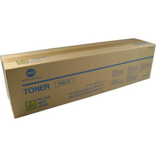 Тонер Konica-Minolta bizhub C451/C550/C650 TN-611Y yellow (туба 390г) ELP Imaging® elp тонер картридж совместимый елп elp tn 710 черный туба 1160 г 55k