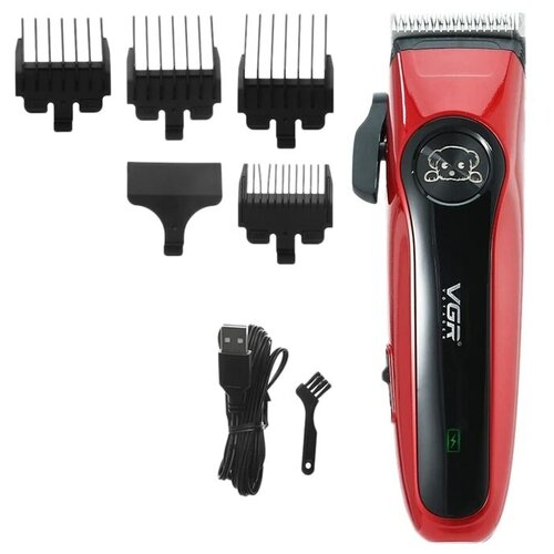 Машинка для стрижки VGR Professional VGR V-202 красный 172800₽