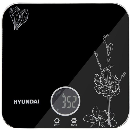 Весы кухонные Hyundai HYS-KG421 чёрный
