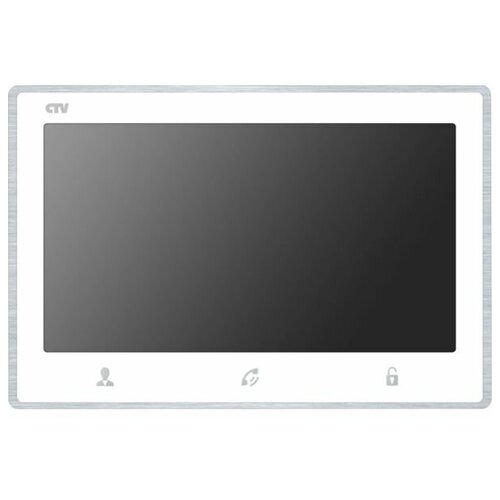 CTV-M4703AHD (Белый) Цветной монитор видеодомофон ctv ctv m4703ahd 7˝ tft ips lcd 16 9 1024x600 полудуплекс ас 100 240 в 12в dc 1a черный