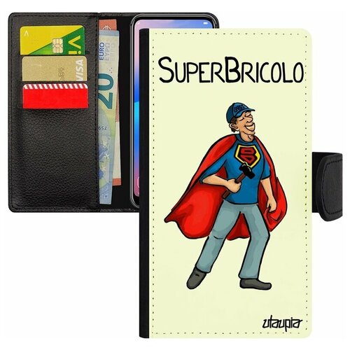 фото Чехол книжка на телефон xiaomi mi 8 lite, "супермастер" мастер комикс utaupia