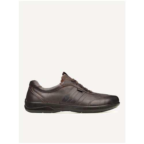 Полуботинки Riveri, демисезонные, натуральная кожа, полнота 10, высокие, размер 43, коричневый