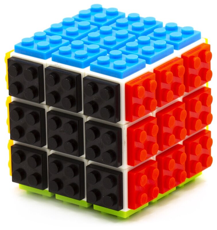 Головоломка FanXin 3x3 LEGO Building Blocks белый
