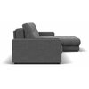 Фото #16 Угловой диван-кровать BOSS 2.0 MAX с ящиками для хранения, еврокнижка, велюр Alkantara шоколад, 338х183х93 см