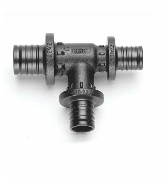 Тройник для PE-X труб аксиальный PPSU Дн 32х32х20 переходной RAUTITAN PX Rehau 11600741001