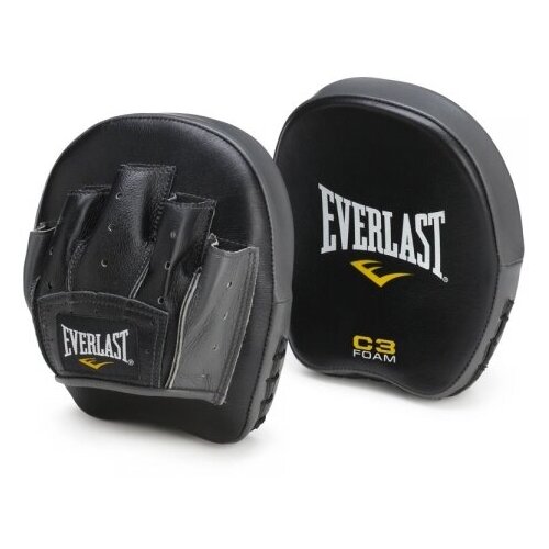 фото Лапы боксёрские: лапа боксерская everlast precision чёрная, артикул 701101