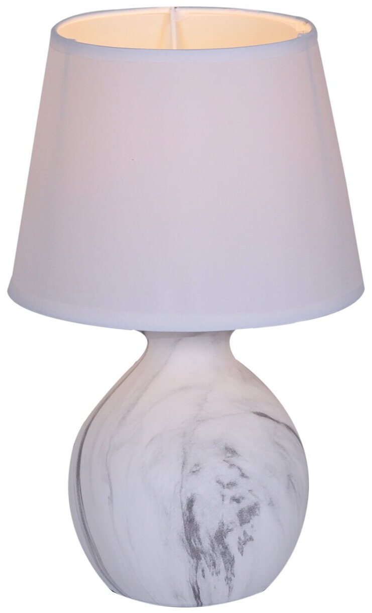 Настольная лампа с абажуром Reluce E14 19101-0.7-01B