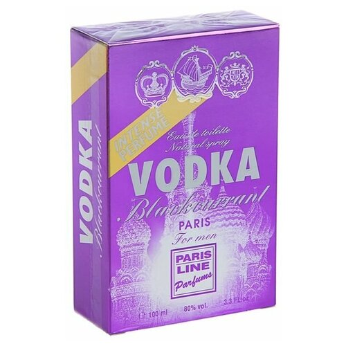 Vodka Туалетная вода мужская Vodka Blackcurrant Intense PerfumeD, 100 мл туалетная вода мужская vodka limited edition intense perfume 100 мл